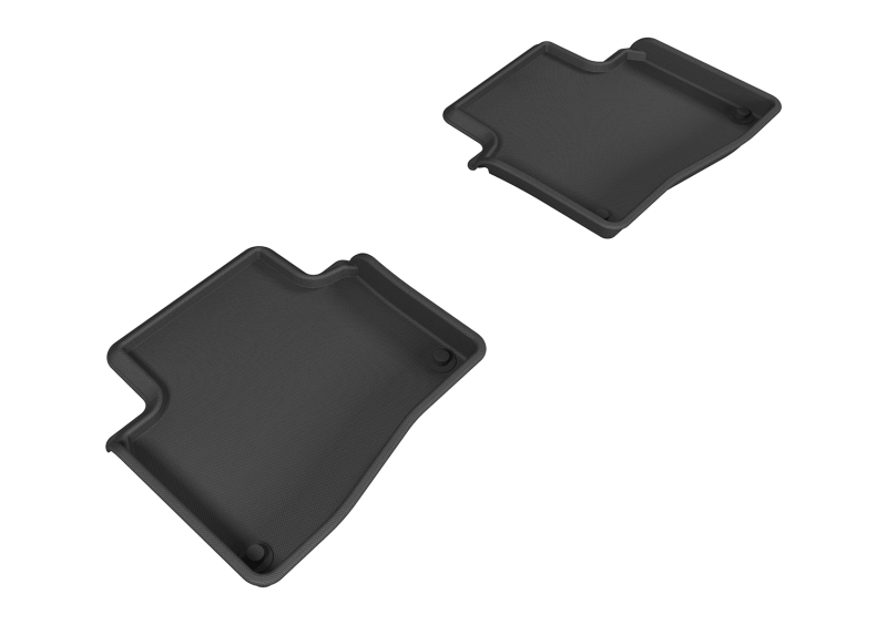 Cadillac XTS Floor Mats - Rear - 3D MAXpider - Kagu 2nd Row - Gray - `13-`19